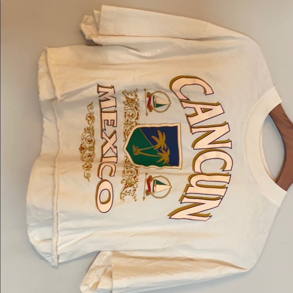 Vintage Cancun Crop Top Large